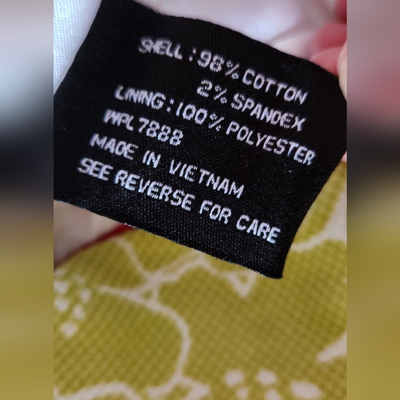 Anne Klein Floral Cotton Jacket Sz 4 - Picture 12 of 16